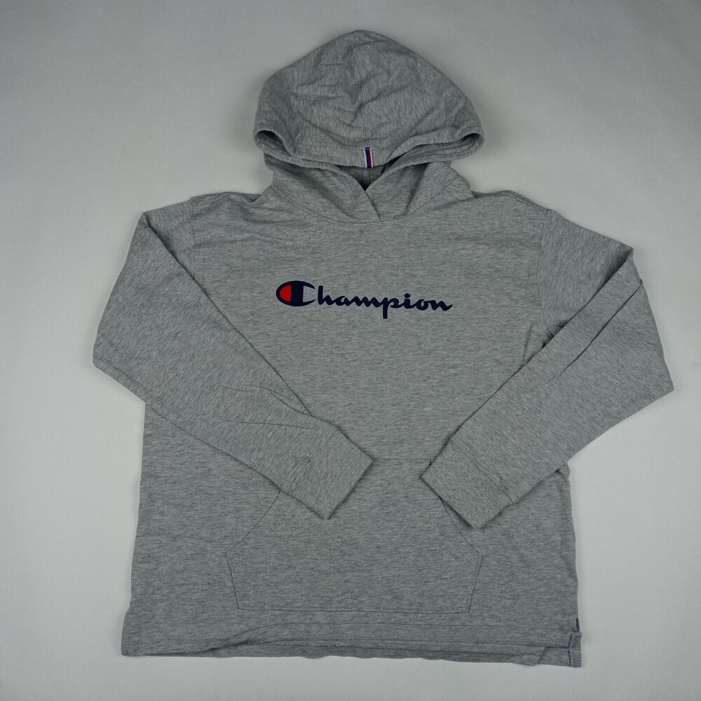 CHAMPION Hoodie Sweatshirt Sweater Women's Size Small Pullover Gray